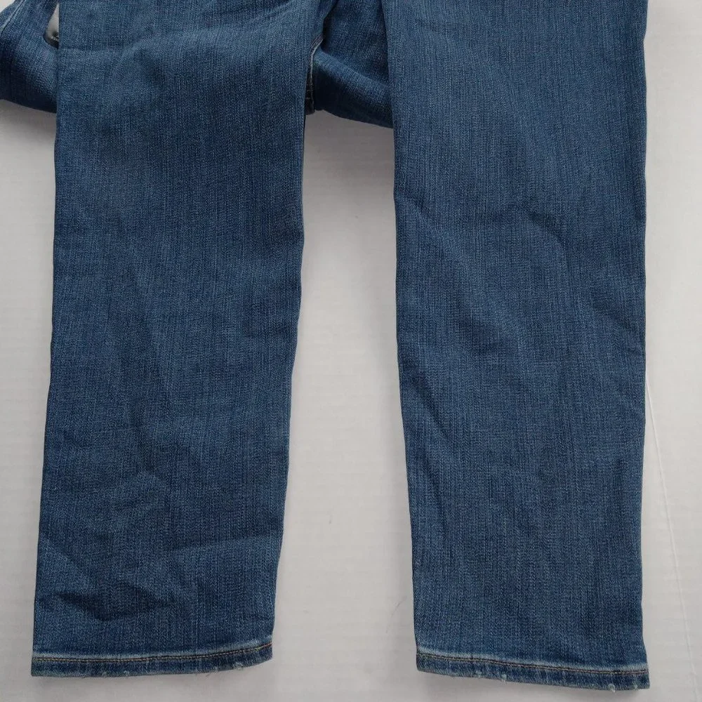 J. Crew Women's Mid Rise Skinny Jeans Size 34 Tall Medium Wash Signature Stretch